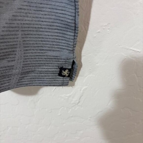 Nat Nast Polo Shirt Mens Extra Large Grey Palm Print Performance Cotton Blend - Picture 5 of 9